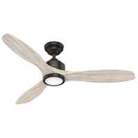 Hunter Fan 50788 Melbourne 52 inch Noble Bronze with Weathered White Birch Blades Ceiling Fan thumb