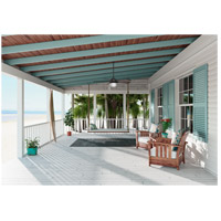 Hunter Fan 59135 Key Biscayne 54 inch Weathered Zinc with Burnished Grey Pine/Grey Pine Blades Outdoor Ceiling Fan alternative photo thumbnail