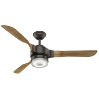 Hunter Fan 59226 Apache 54 inch Noble Bronze with White Washed Oak Blades Ceiling Fan thumb