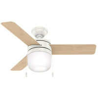 Hunter Fan 59409 Acumen 42 inch Fresh White with Fresh White/Natural Wood Blades Ceiling Fan thumb