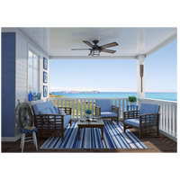 Hunter Fan 59135 Key Biscayne 54 inch Weathered Zinc with Burnished Grey Pine/Grey Pine Blades Outdoor Ceiling Fan alternative photo thumbnail