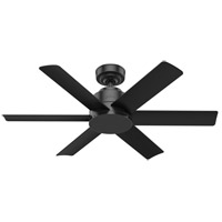 Hunter Fan 59613 Kennicott 44 inch Matte Black Outdoor Ceiling Fan photo thumbnail