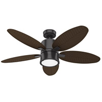 Hunter Fan 51191 Amaryllis 52 inch Noble Bronze with Brushed Cocoa Blades Outdoor Ceiling Fan thumb