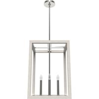 Hunter Fan 19481 Squire Manor 4 Light 15 inch Distressed White Pendant Ceiling Light thumb