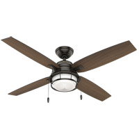 Hunter Fan 59214 Ocala 52 inch Noble Bronze with Roasted Maple/Washed Walnut Blades Outdoor Ceiling Fan  thumb