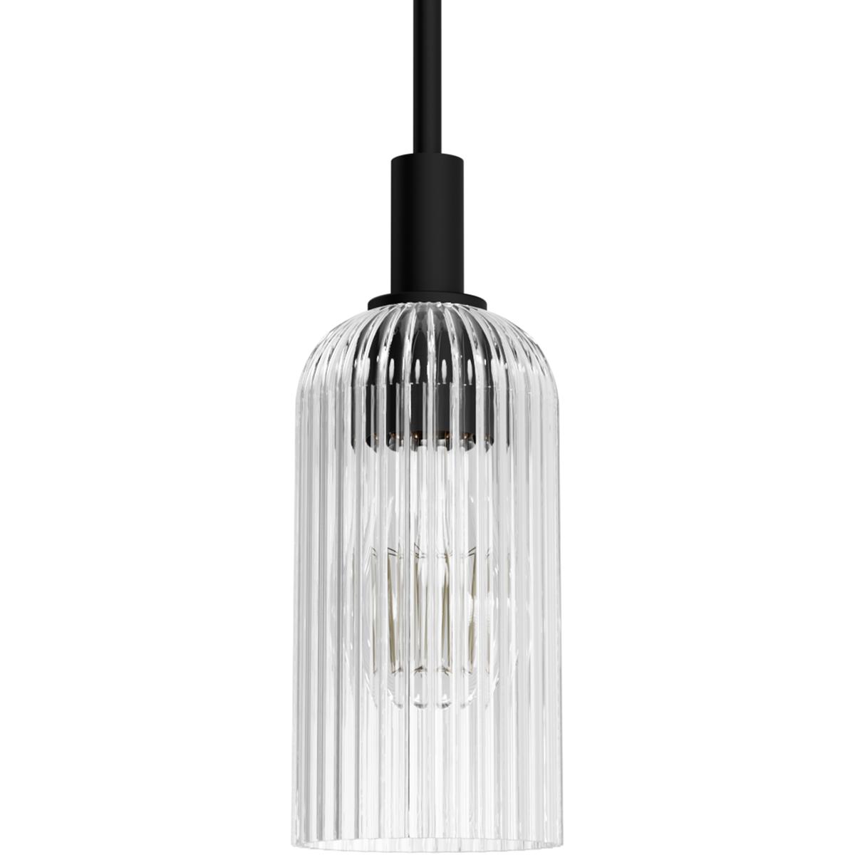 Hunter Fan 13235 Beverly Glen 1 Light 4.5 inch Matte Black Mini Pendant Ceiling Light