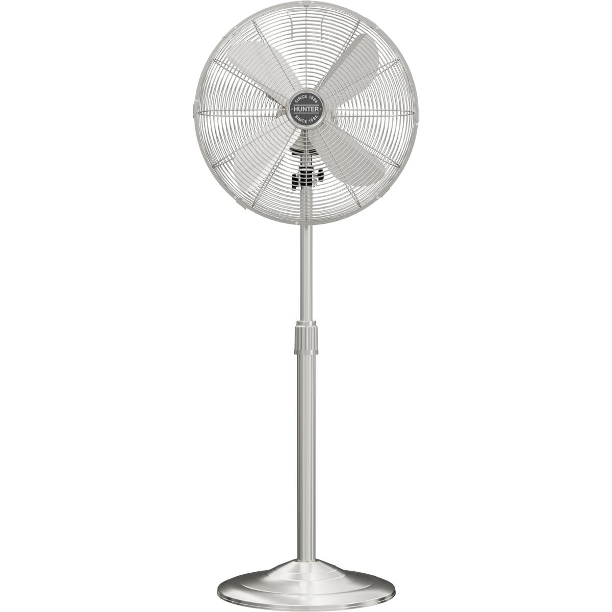 Hunter Fan 97317 Classic S16 Brushed Nickel Oscillating Standing Fan