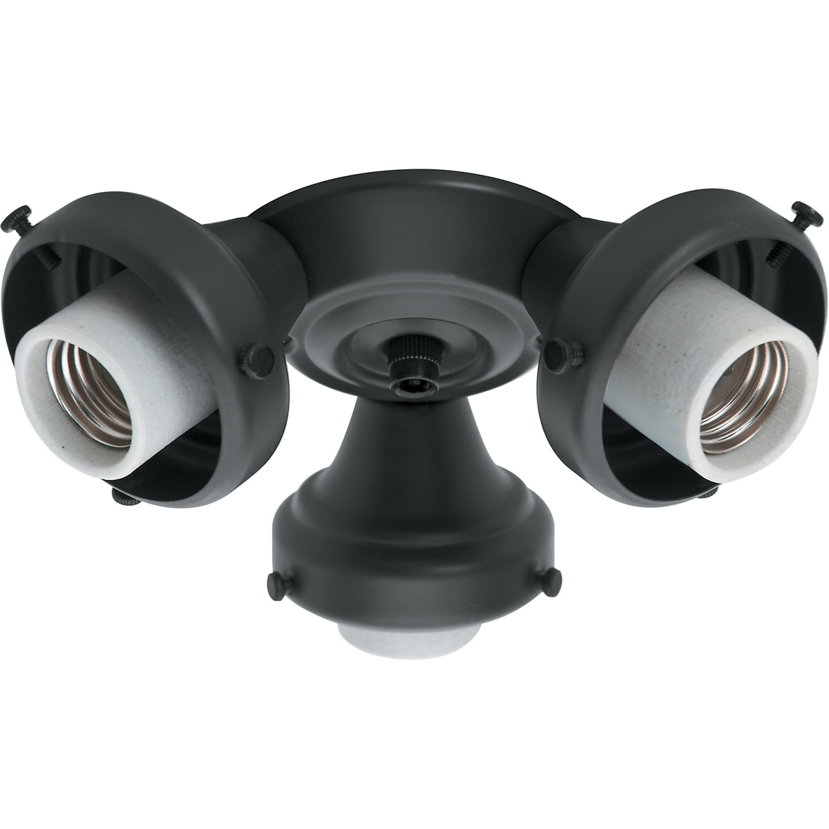 Hunter Fan 99140 Fan Accessory 3 Light Black Fan Fitter