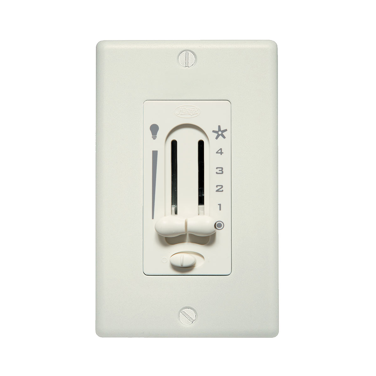 Hunter Fan 27183 Fan Accessory Dual Slide Wall Control, with Preset