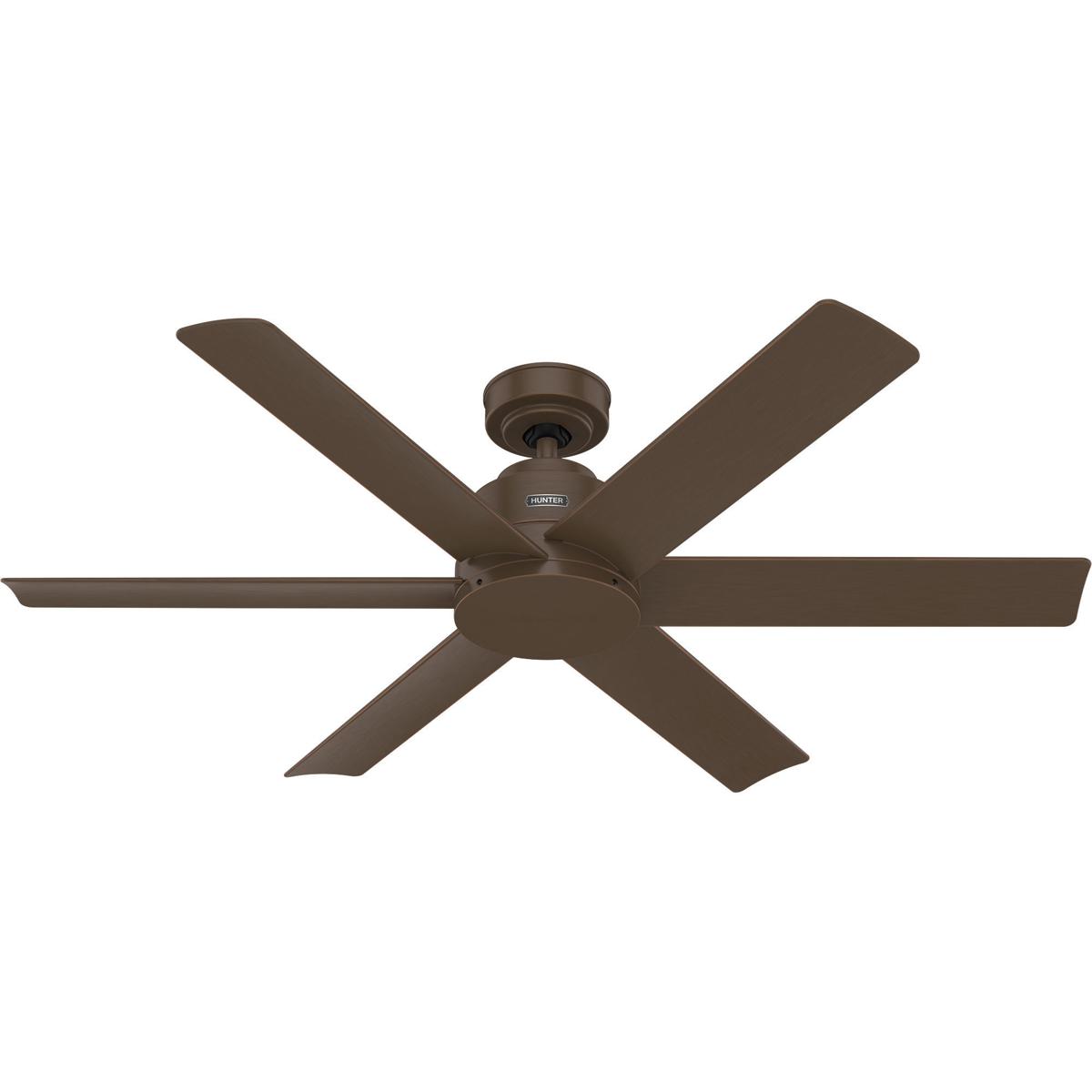 Hunter Fan 50007 Kennicott 52 inch Matte Bronze Outdoor Ceiling Fan