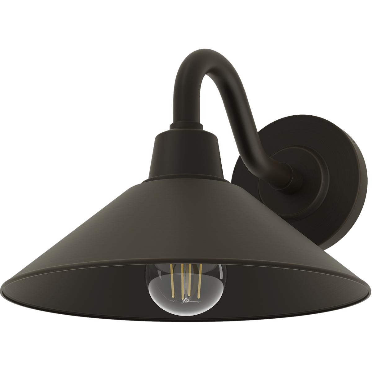 Hunter Fan 46024 Skyflow 1 Light 8 inch Matte Bronze Outdoor Wall Light, Small