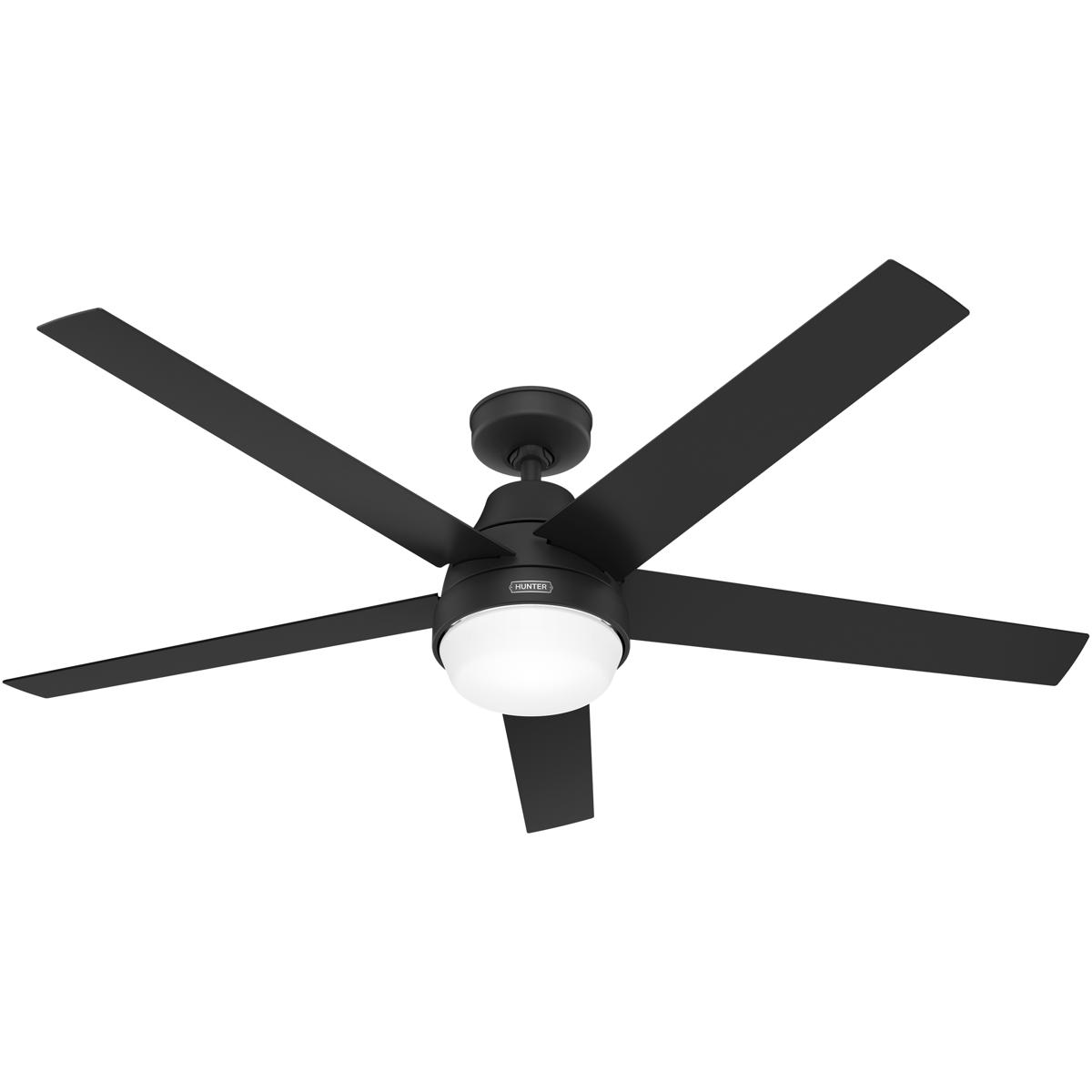 Hunter Fan 52833 Aerodyne 60 inch Matte Black Ceiling Fan