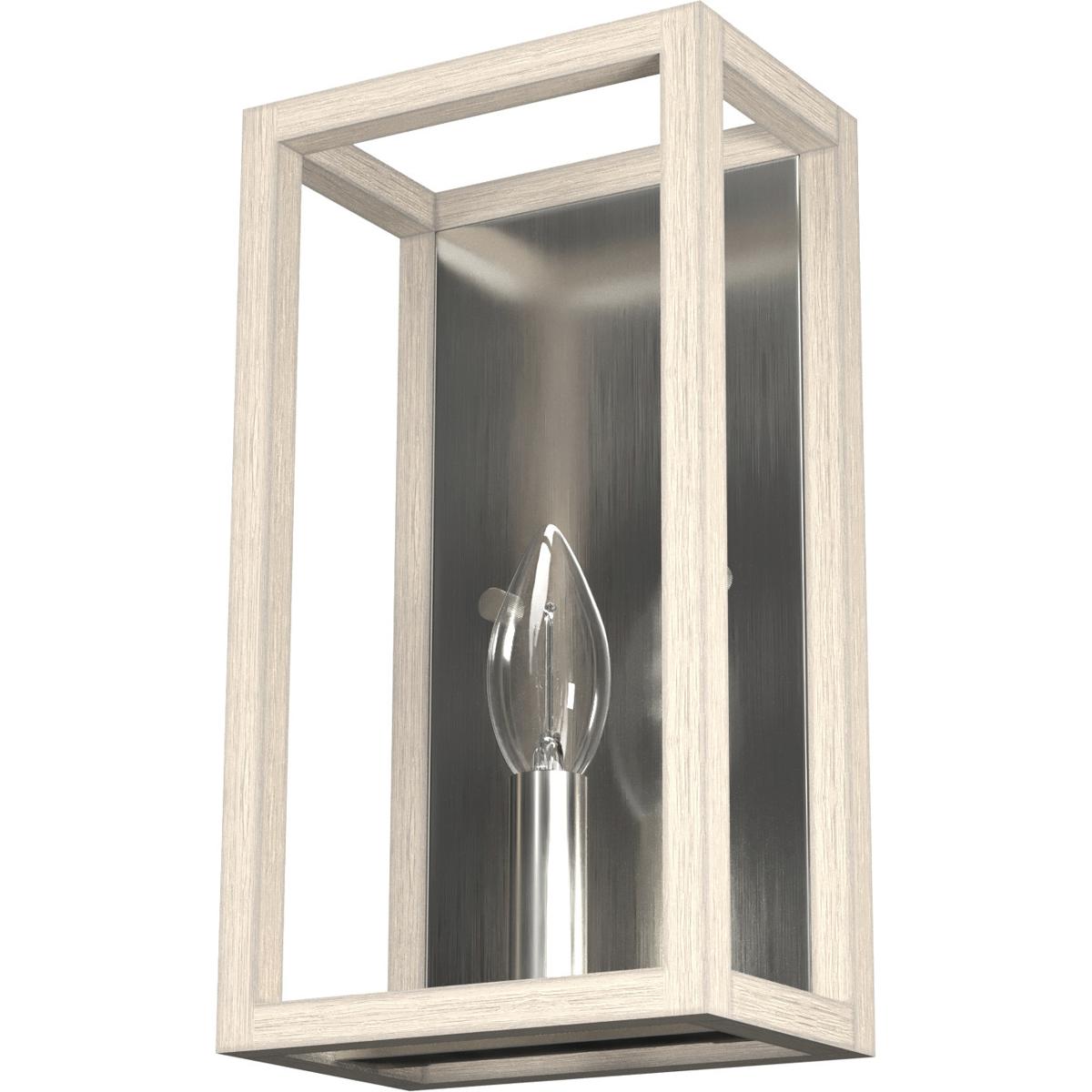 Hunter Fan 19670 Squire Manor 1 Light 4 inch Brushed Nickel Wall Sconce Wall Light