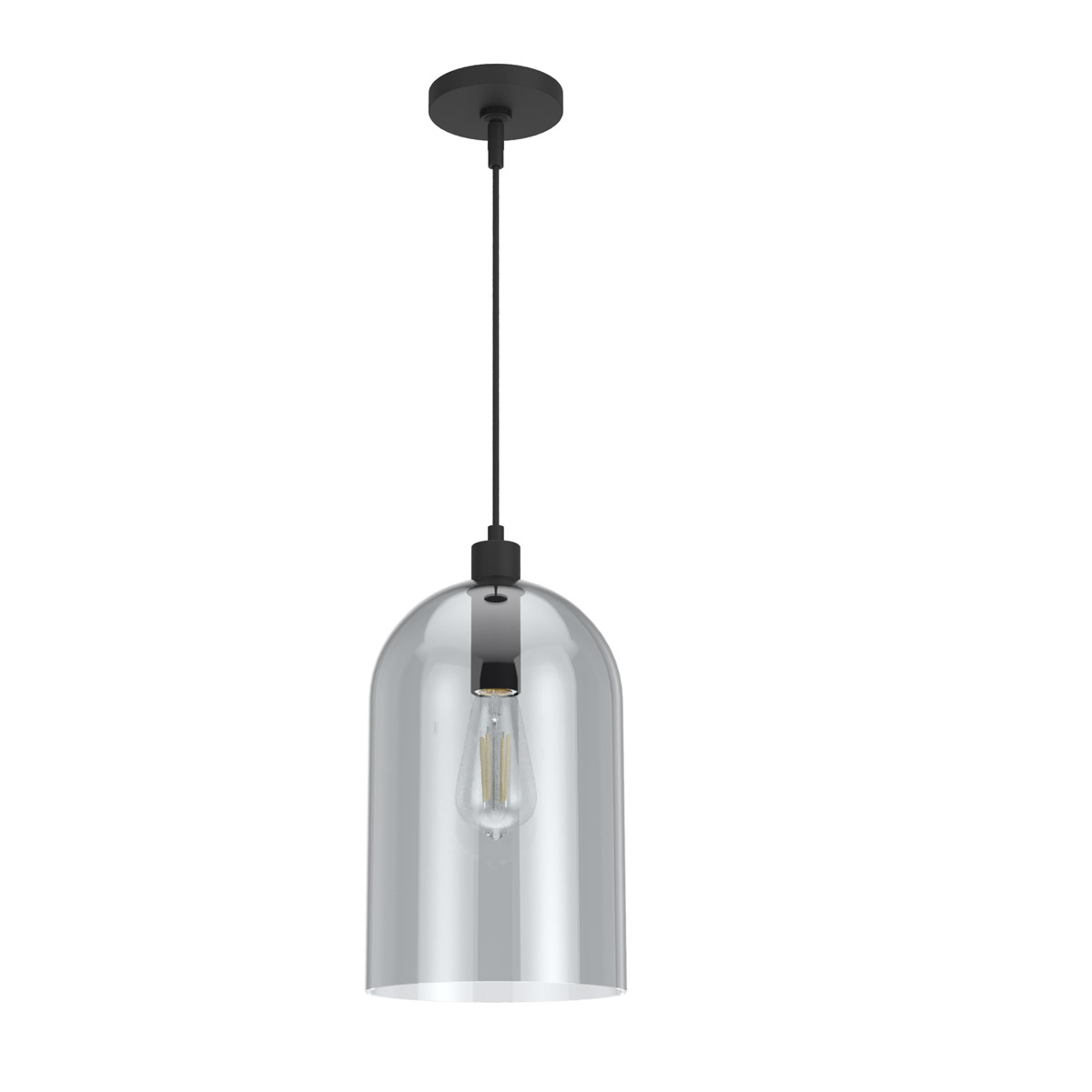 Hunter Fan 19204 Lochemeade 1 Light 9 inch Natural Iron Pendant Ceiling Light