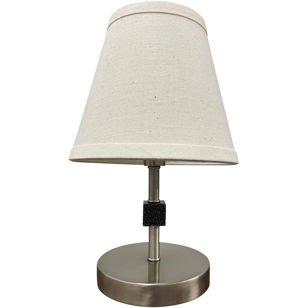 House of Troy B203-SN/SS Bryson 12 inch 40.00 watt Satin Nickel and Supreme Silver Table Lamp Portable Light