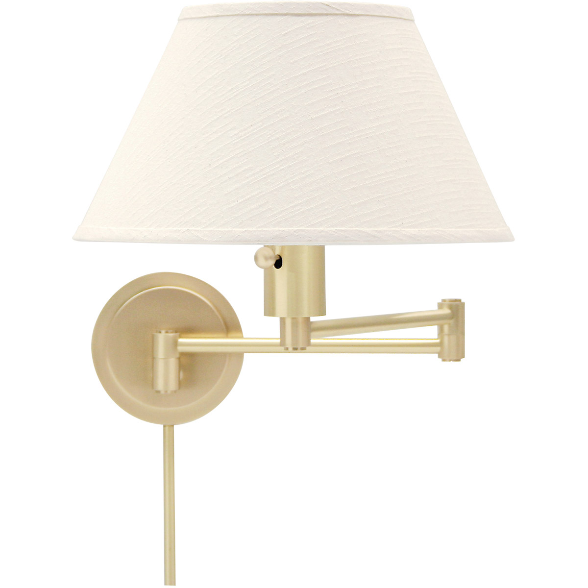 House of Troy WS14-51 Home/Office 1 Light 12 inch Satin Brass Wall Lamp Wall Light in 12.5