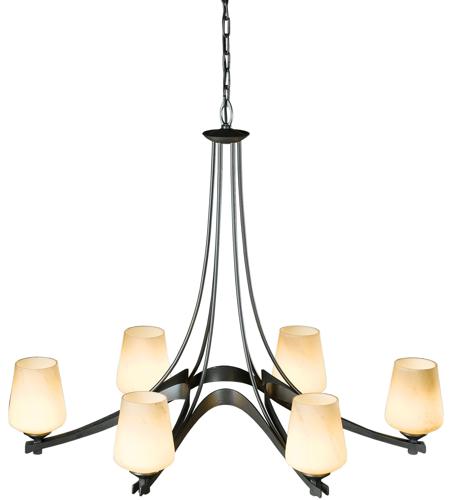 Hubbardton Forge 104106 1001 Oval Ribbon 6 Light 25 Inch