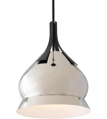 Hubbardton Forge 134504-1344 Spire 1 Light 12 inch Natural Iron/Sterling Pendant Ceiling Light photo