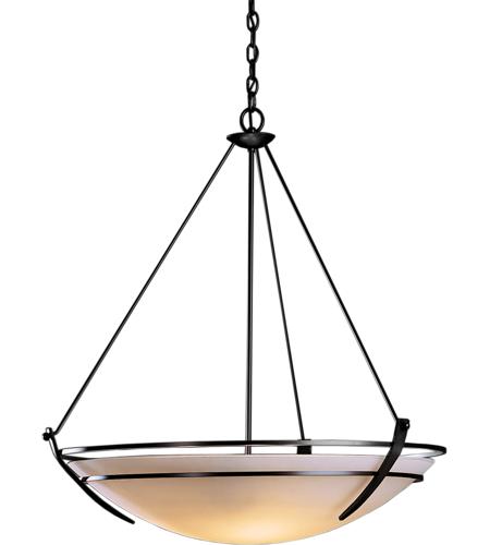 Hubbardton Forge 194431-1015 Presidio Tryne 3 Light 35 inch Soft Gold Large Scale Pendant Ceiling Light in Sand, Large Scale photo