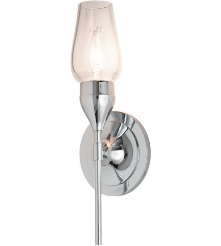 Hubbardton Forge 202182-1003 Reflections - Tulip 1 Light 5 inch Brushed Nickel Sconce Wall Light in Frosted, HF Reflections 202182-SKT-21-ZM0678_4.jpg