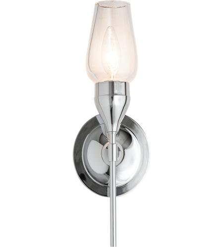 Hubbardton Forge 202182-1003 Reflections - Tulip 1 Light 5 inch Brushed Nickel Sconce Wall Light in Frosted, HF Reflections 202182-SKT-21-ZM0678_5.jpg