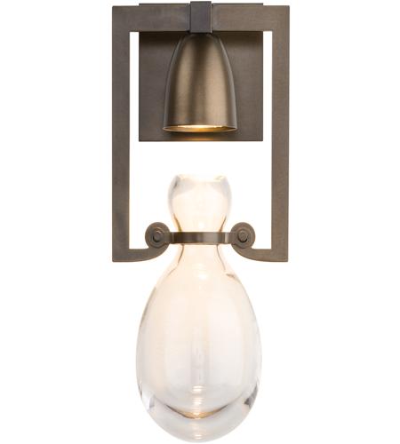 Hubbardton Forge 203300-1003 Apothecary 1 Light 6 inch Burnished Steel Sconce Wall Light photo