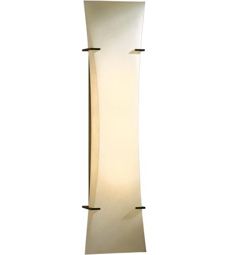 Hubbardton Forge 205950-1012 Bento 3 Light 7 inch Natural Iron Sconce Wall Light in Fluorescent, Spun Frost photo
