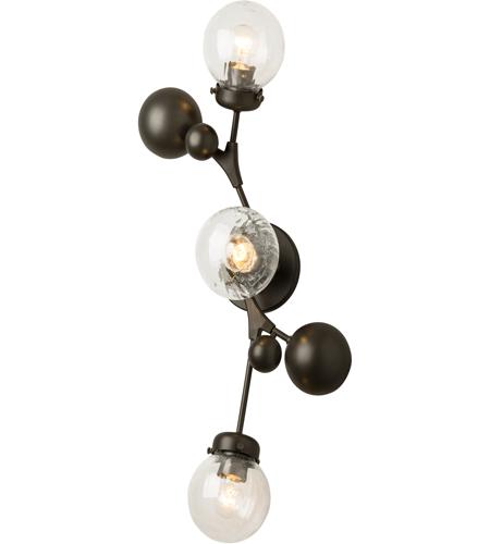 Hubbardton Forge 206050-1023 Sprig 3 Light 13 inch Natural Iron Sconce Wall Light in Water 206050-SKT-07-LL0629_3.jpg