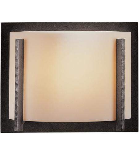 Hubbardton Forge 206740-1018 Forged Vertical Bars 1 Light 13 inch Dark Smoke ADA Sconce Wall Light in Fluorescent photo
