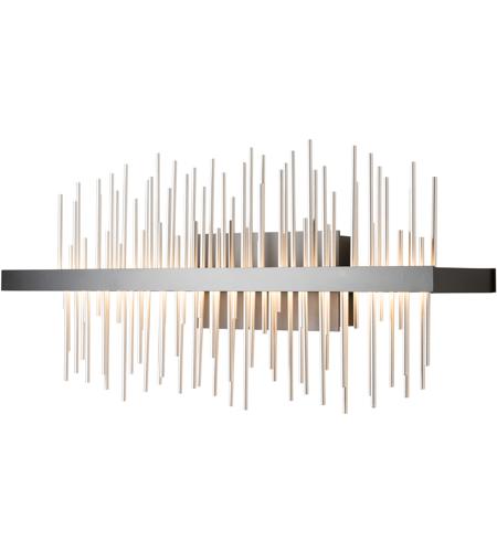 Hubbardton Forge 207917-1029 Gossamer LED 26 inch Sterling / Soft Gold Sconce Wall Light in Sterling with Soft Gold photo