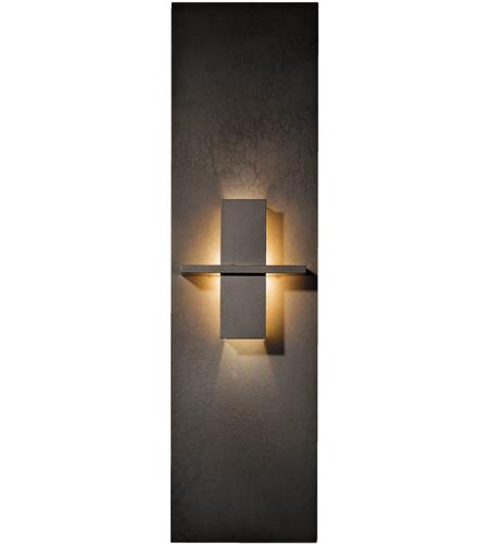 Hubbardton Forge 217520-1007 Aperture 1 Light 7 inch Burnished Steel ADA Sconce Wall Light in Topaz photo