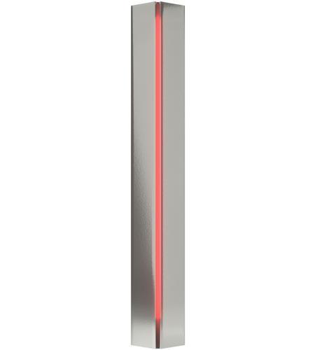 Hubbardton Forge 217650-1093 Gallery 3 Light 4 inch Sterling ADA Sconce Wall Light in Red, Incandescent, Small photo