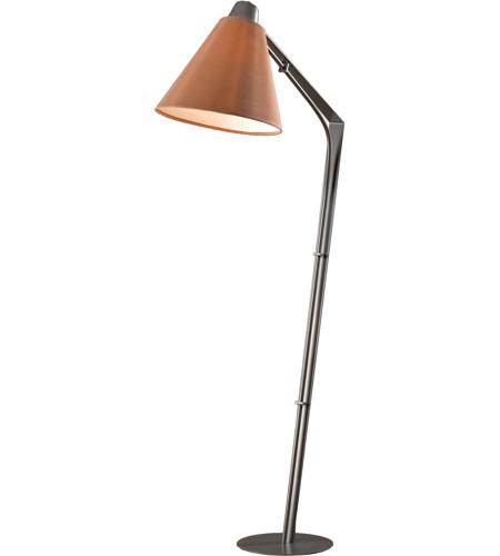 Hubbardton Forge 232860-1016 Reach 55 inch 100 watt Burnished Steel Floor Lamp Portable Light