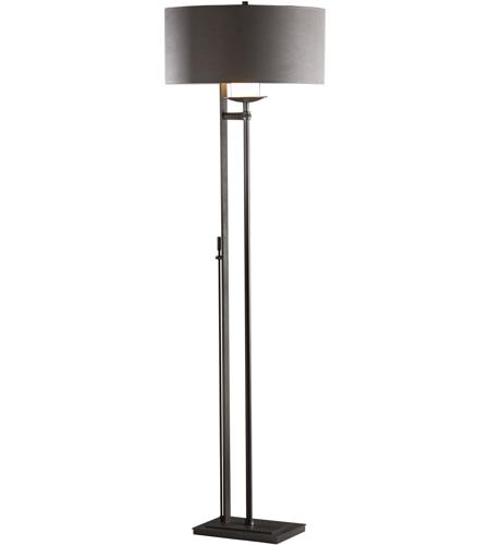 Hubbardton Forge 234901-1013 Rook 60 inch 150.00 watt Dark Smoke Floor Lamp Portable Light in Natural Anna 234901-SKT-07-SD2095_2.jpg