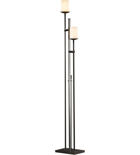 Hubbardton Forge 234903-1076 Rook 66 inch 100.00 watt Modern Brass Twin Floor Lamp Portable Light