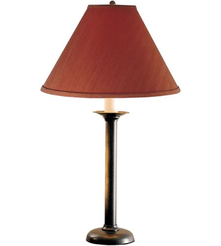 Hubbardton Forge 262072-1000 Simple Lines 27 inch 150 watt Mahogany Table Lamp Portable Light