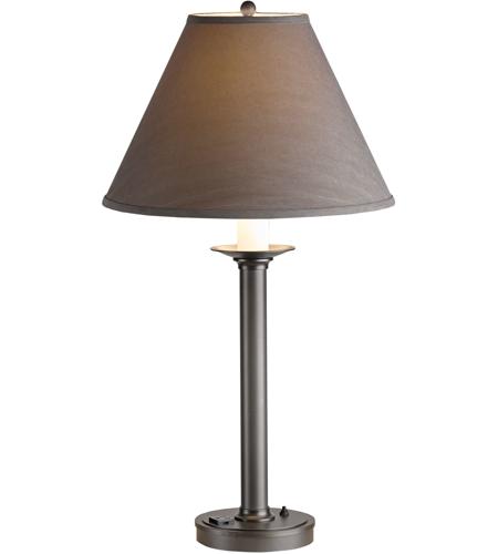 Hubbardton Forge 262075-1051 Simple Lines 26 inch 150 watt Natural Iron Table Lamp Portable Light