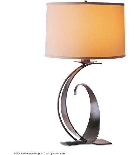 Hubbardton Forge 272678-1177 Fullered Impressions 29 inch 150.00 watt Bronze Table Lamp Portable Light in Medium Grey, Large photo
