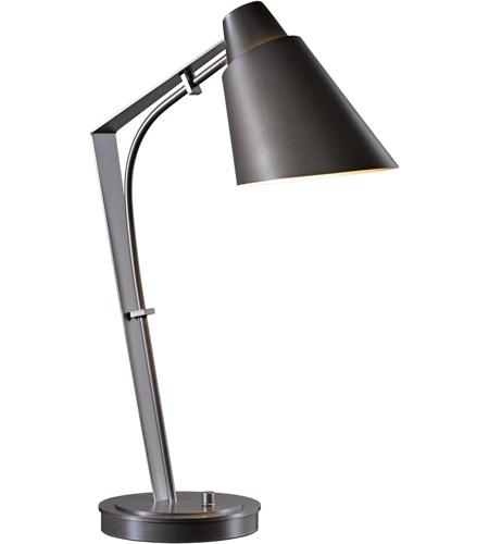 Hubbardton Forge 272860-1159 Reach 22 inch 100.00 watt Sterling Table Lamp Portable Light in Doeskin Suede 272860-SKT-07-030993_2.jpg