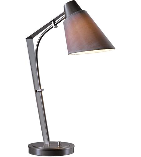 Hubbardton Forge 272860-1119 Reach 22 inch 100.00 watt Vintage Platinum Table Lamp Portable Light in Light Grey 272860-SKT-07-SD0700_4.jpg