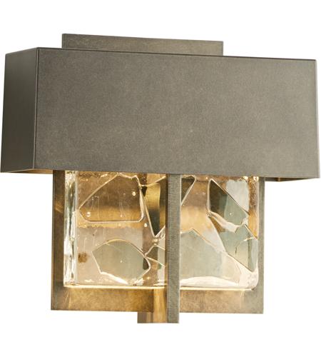 Hubbardton Forge 302515-1022 Shard LED 7 inch Coastal Oil Rubbed Bronze Outdoor Sconce, Small