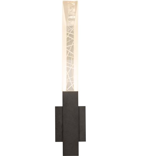 Hubbardton Forge 302620-1001 Refraction 2 Light 23 inch Coastal Natural Iron Outdoor Sconce photo