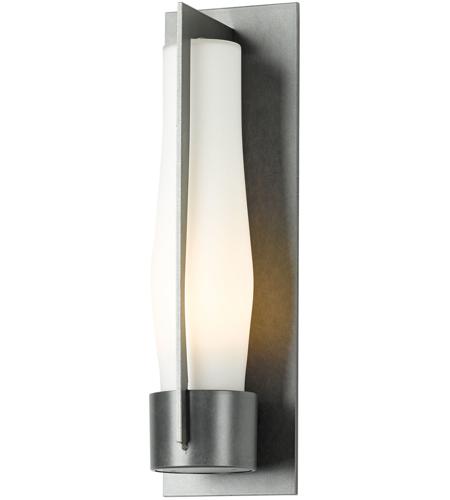 Hubbardton Forge 305003-1014 Harbor 1 Light 16 inch Black Outdoor Sconce photo