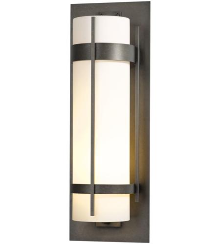 Hubbardton Forge 305895-1046 Banded LED 26 inch Natural Iron Outdoor Sconce, Extra Large photo