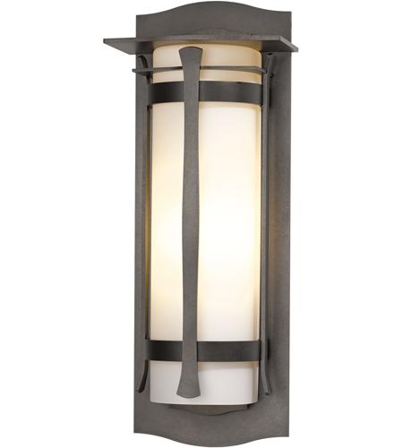 Hubbardton Forge 307115-1019 Sonora 1 Light 25 inch Coastal Burnished Steel Outdoor Sconce, Large