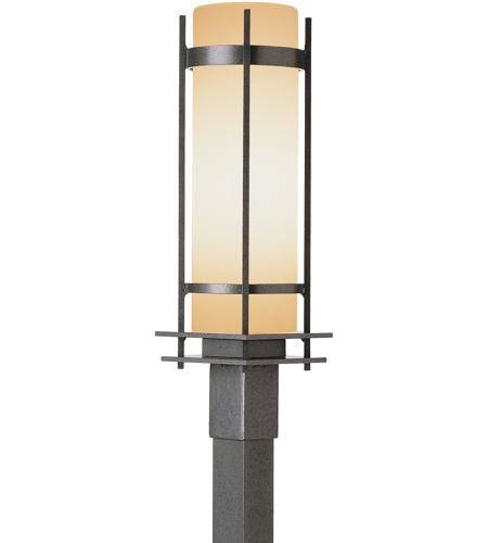 Hubbardton Forge 345895-1014 Banded 1 Light 22 inch Black Outdoor Post Light photo