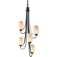 Hubbardton Forge 103035-1020 Flora 5 Light 16 inch Natural Iron Chandelier Ceiling Light photo thumbnail
