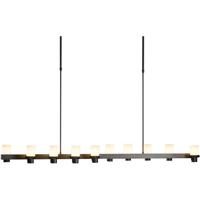 Hubbardton Forge 134915-1029 Staccato 10 Light 11 inch Burnished Steel Pendant Ceiling Light thumb
