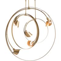 Hubbardton Forge 136439-1017 Orion 5 Light 14 inch Natural Iron Pendant Ceiling Light in Long photo thumbnail