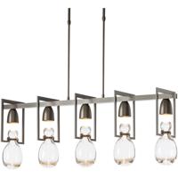 Hubbardton Forge 137810-1025 Apothecary 5 Light 8 inch Gold Pendant Ceiling Light photo thumbnail